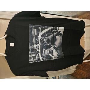 NEW - funny tee - L - black - Cat gang members - NWOT